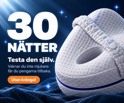 ErgoVila™ – Knäkudde med rem för sidosovare
