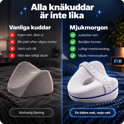 ErgoVila™ – Knäkudde med rem för sidosovare
